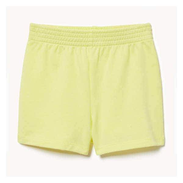 Toddler Girls' Terry Short - Neon Yellow