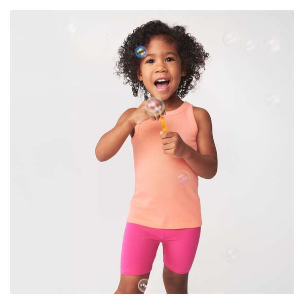 Toddler Girls' Rib Tank - Coral
