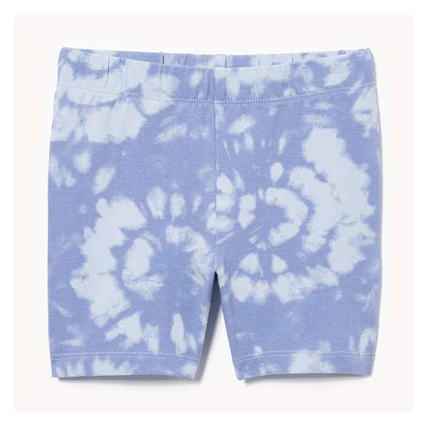 Toddler Girls' Printed Bike Short - Dusty Blue