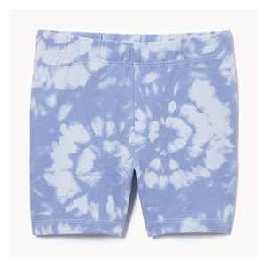 Toddler Girls' Printed Bike Short - Dusty Blue