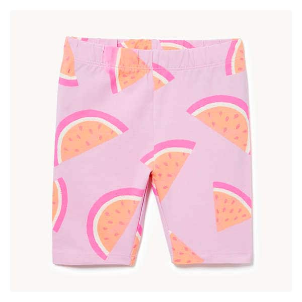 Toddler Girls’ Printed Bike Short - Light Mauve