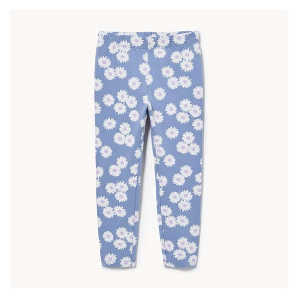 Toddler Girls' Printed Legging - Dusty Blue