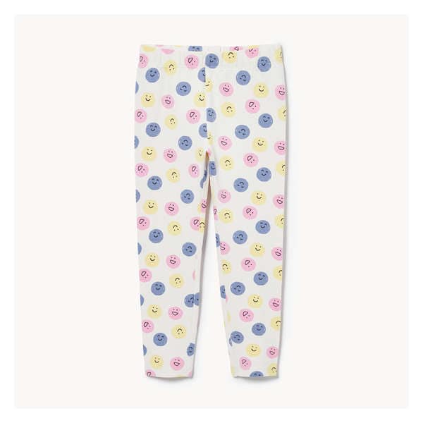 Toddler Girls' Printed Legging - Off White