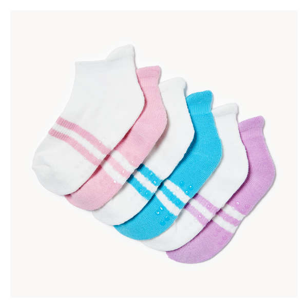 Toddler Girls' 6-Pack Low-Cut Socks - Pink