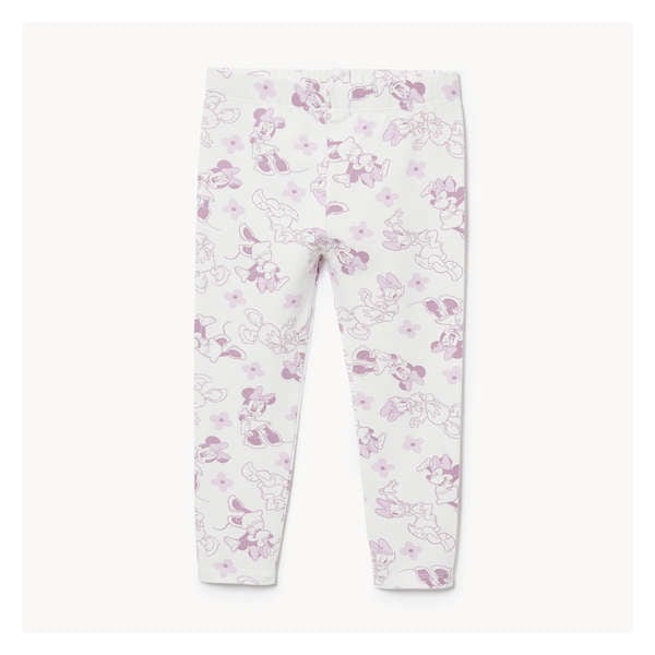 Toddler Girls' Disney Minnie Mouse & Daisy Legging - White
