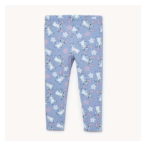 Toddler Girls' Disney Stitch Legging - Dusty Blue
