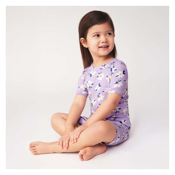 Toddler Girls' Printed Sleep Set - Lavender