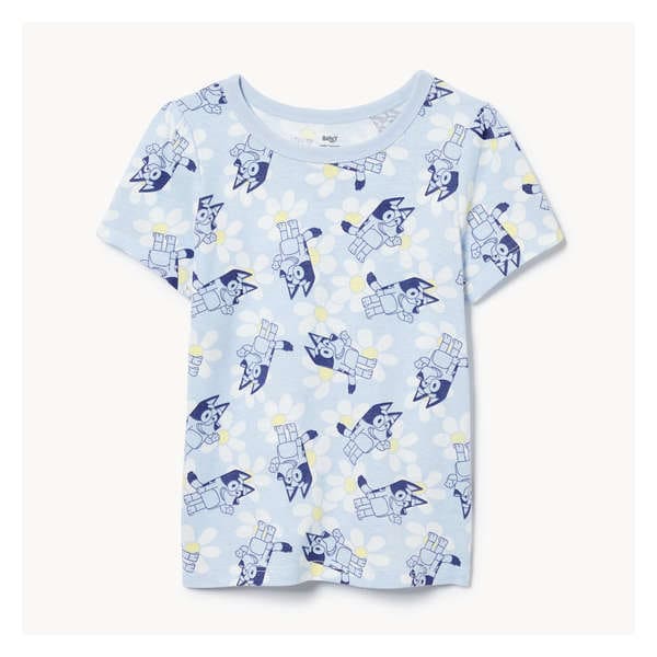 Toddler Girls' Bluey T-Shirt - Light Blue
