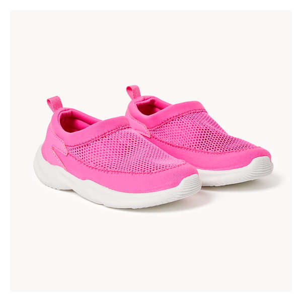 Toddler Girls' Aqua Sock Shoes - Dark Pink