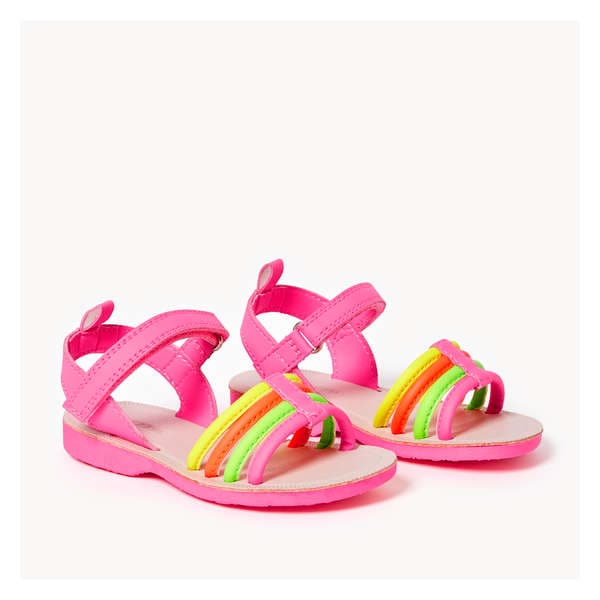 Sandales à brides pour petites filles - Assorties