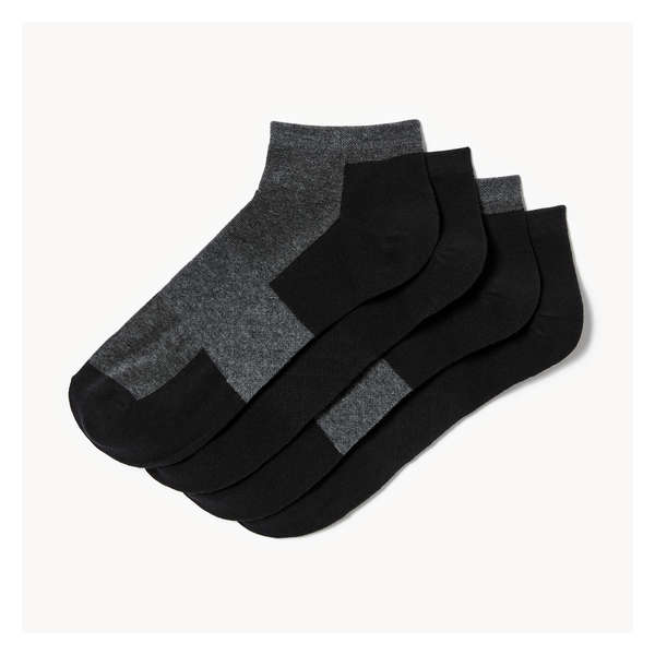 Men's 4-Pack Low-Cut Socks - Black
