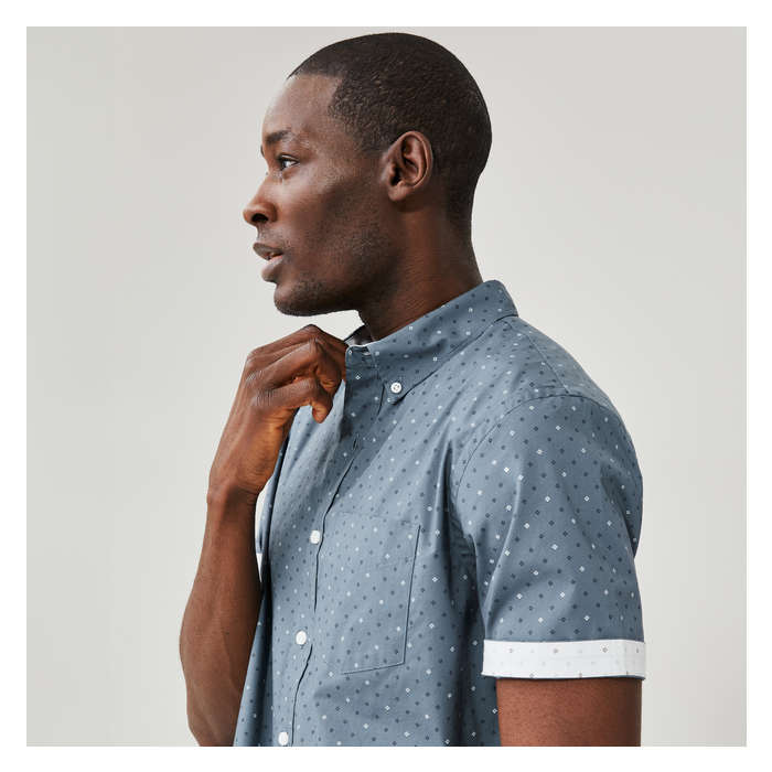 Men's Flex Button-Down Shirt - Blue