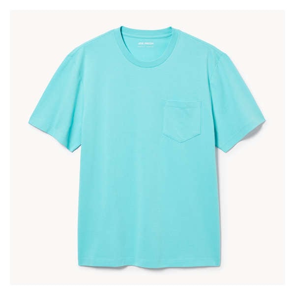 Men's Essential Organic Cotton T-Shirt - Aqua