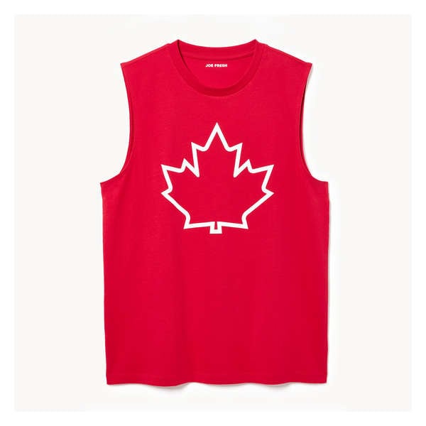 Men's Canada Muscle Tank - Red