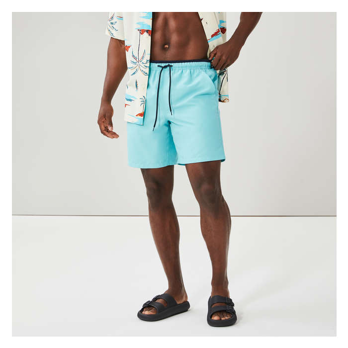 Men's Colour Block Swim Trunk