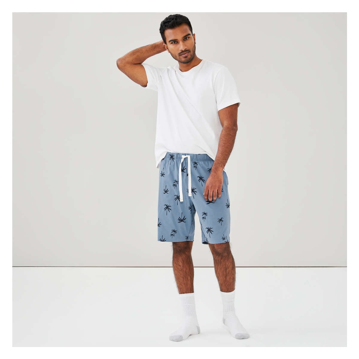 Men's Printed Sleep Short