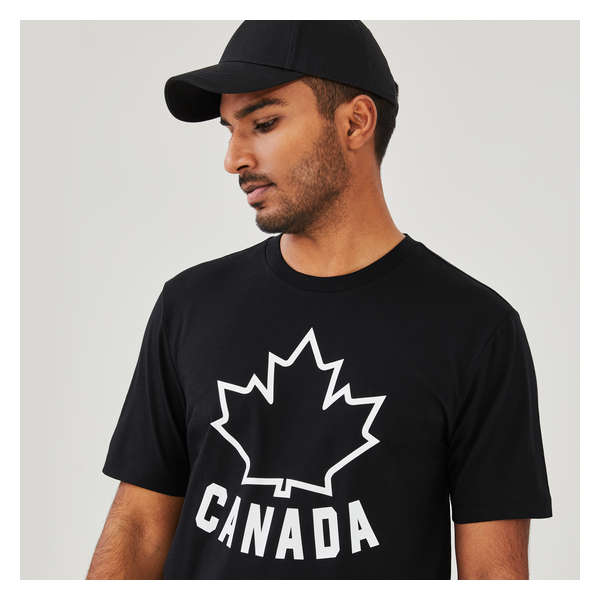 Men's Canada Graphic T-Shirt - Black