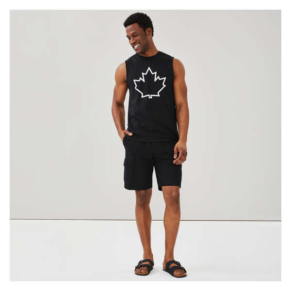 Men's Canada Muscle Tank - Black