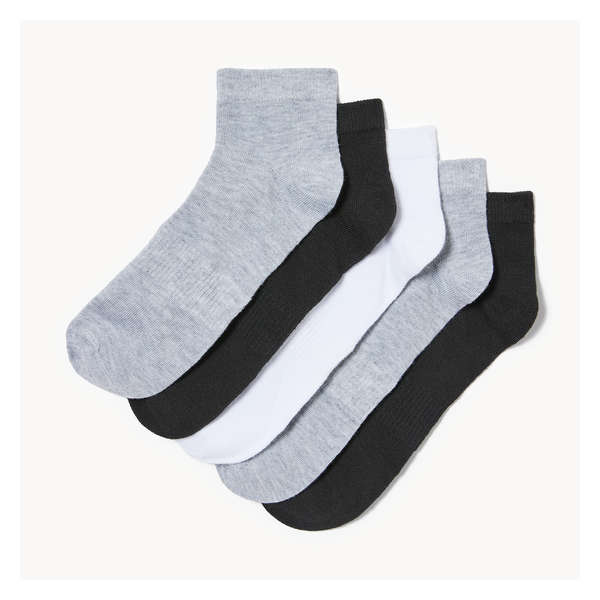 Men's 5-Pack Ankle Socks - White