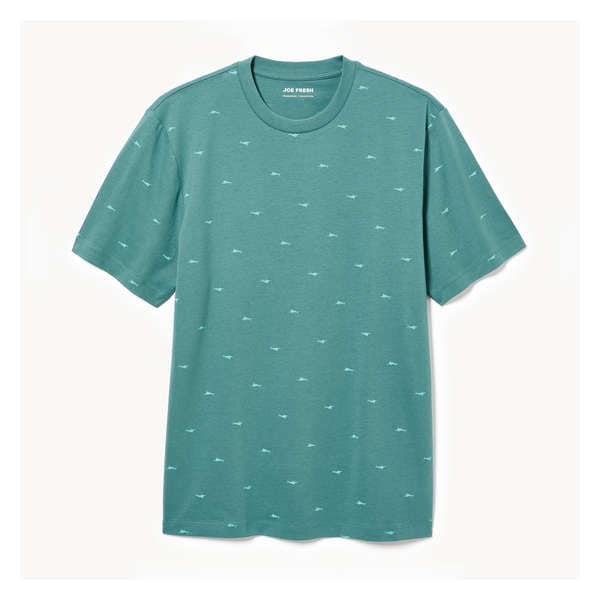 Men's Organic Cotton Crew Neck T-Shirt - Teal