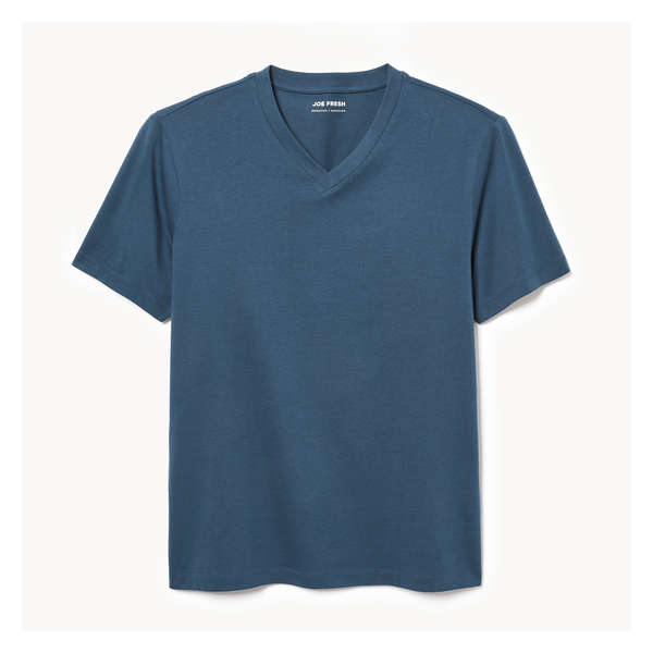 Men's Organic Cotton V-Neck T-Shirt - Dark Teal