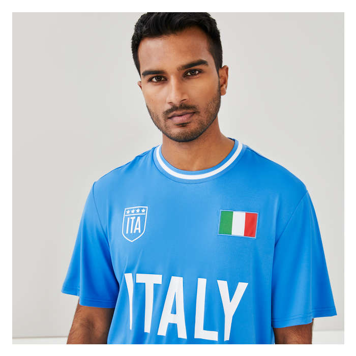 Men's Adult Italy Soccer Jersey T-Shirt