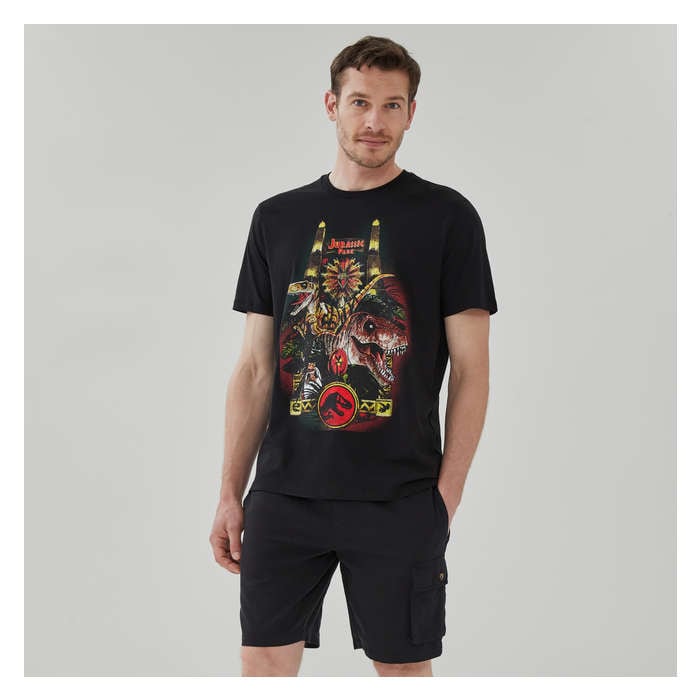 Men's Jurassic Park T-Shirt - Black