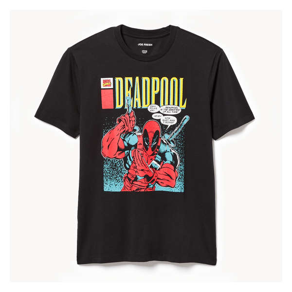 Men's Marvel Deadpool T-Shirt - Black
