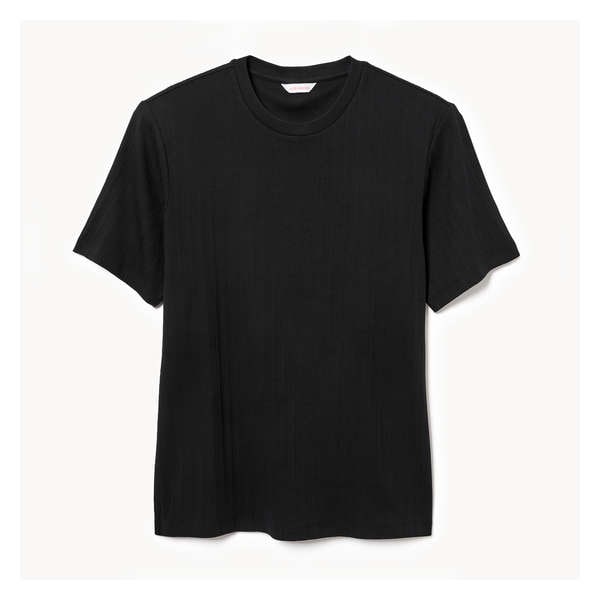 Men's Rib T-Shirt - Black