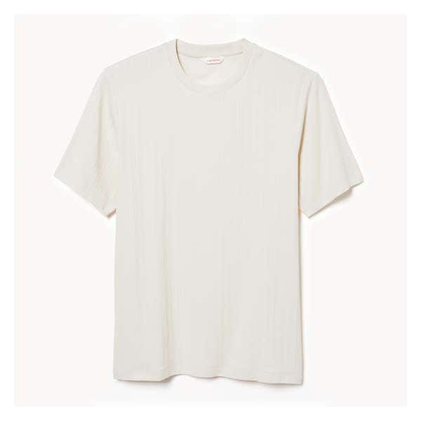 Men's Rib T-Shirt - Cream