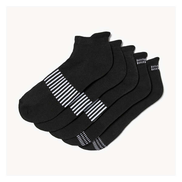 Men's 5-Pack Low-Cut Socks - Black