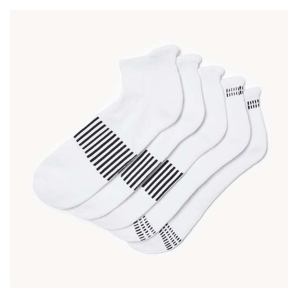 Men's 5-Pack Low-Cut Socks - White