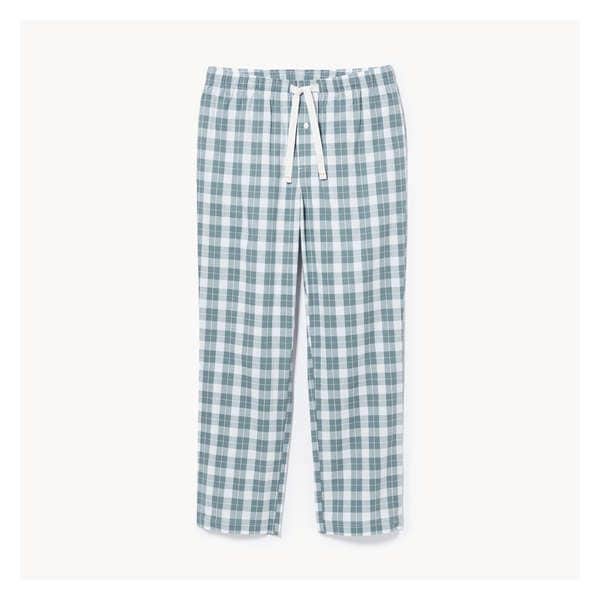 Men's Checkered Sleep Pant - Bright White