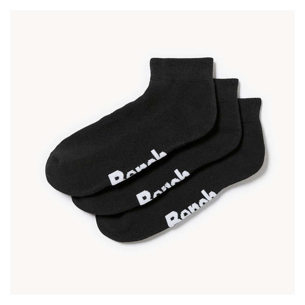 Men's Bench 3-Pack Anklets - Black