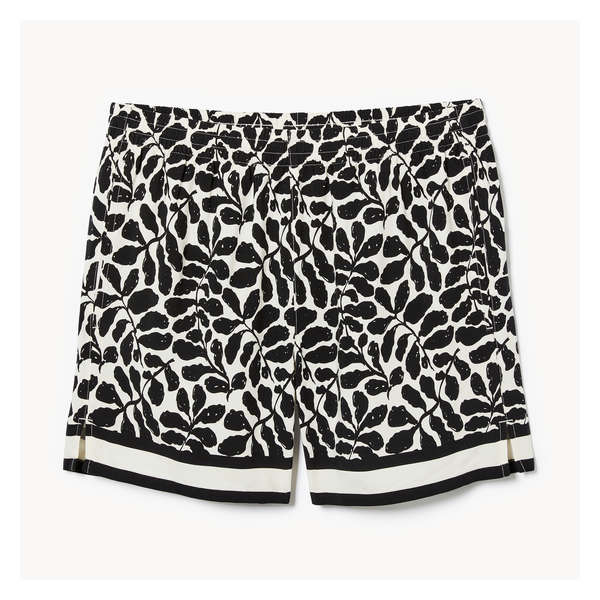 Adult Printed Short - Cream