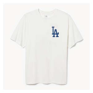 Adult MLB LA Dodgers T-Shirt - Off White