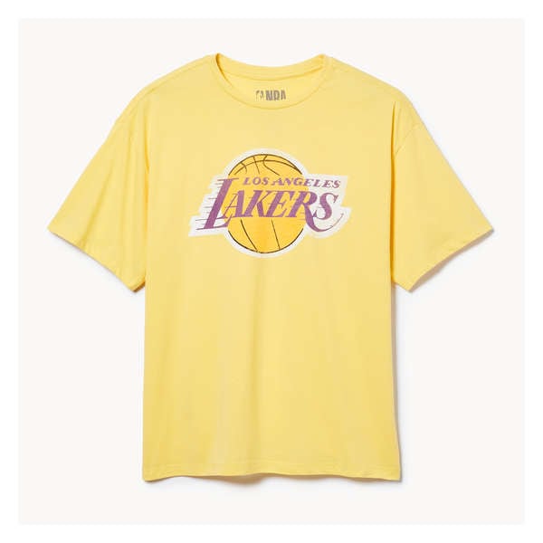 Adult NBA LA Lakers T-Shirt - Yellow