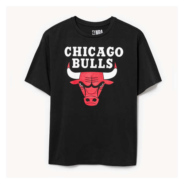Adult NBA Chicago Bulls T-Shirt - Black