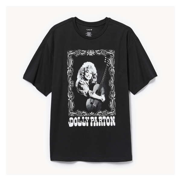 Adult Dolly Parton Graphic T-Shirt - Black