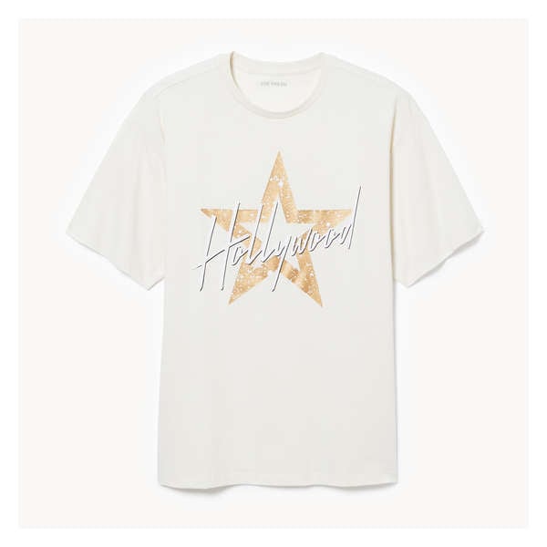 Adult Hollywood T-Shirt - Off White