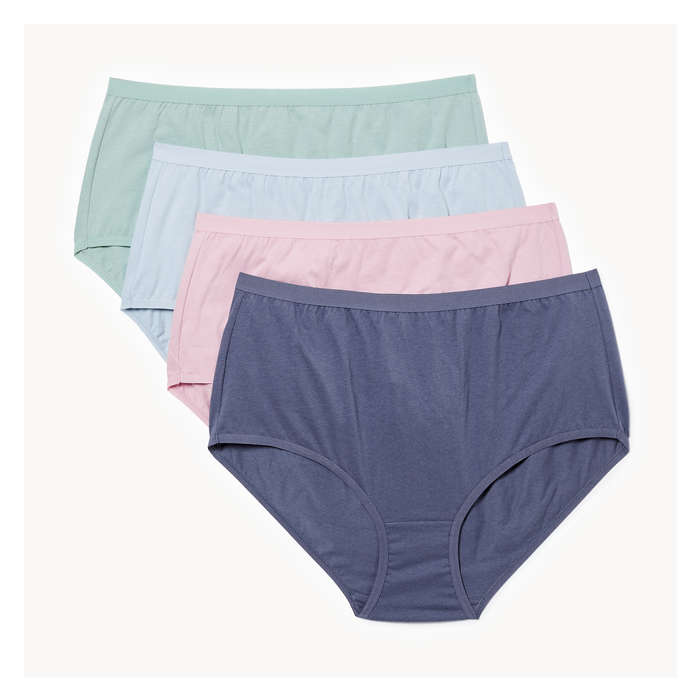 Women+ 4-Pack Organic Cotton Brief