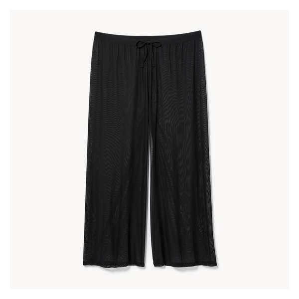 Women+ Mesh Pant Cover-Up - Black