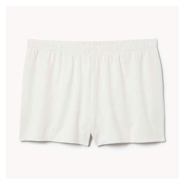 Women+ Rib Wide Leg Pajama Short - Beige