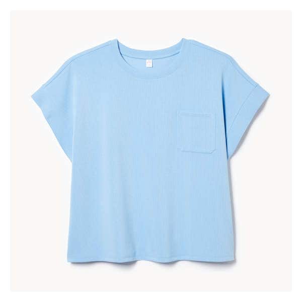 Women+ Rib Sleep T-Shirt - Light Blue