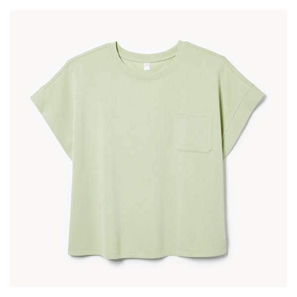 Women+ Rib Sleep T-Shirt - Light Khaki Green