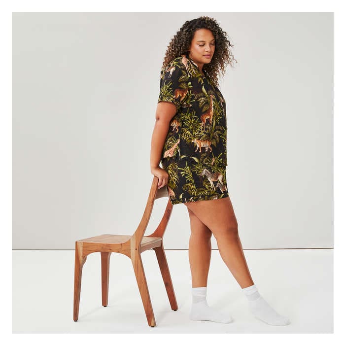 Women+ Printed Pajama Short