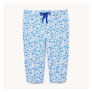 Women+ Crop Pajama Pant - White
