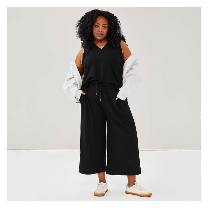 Women+ Active Wide Leg Crop Pant