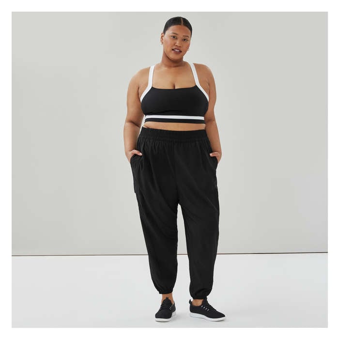 Women+ Active Cargo Crop Jogger - Black