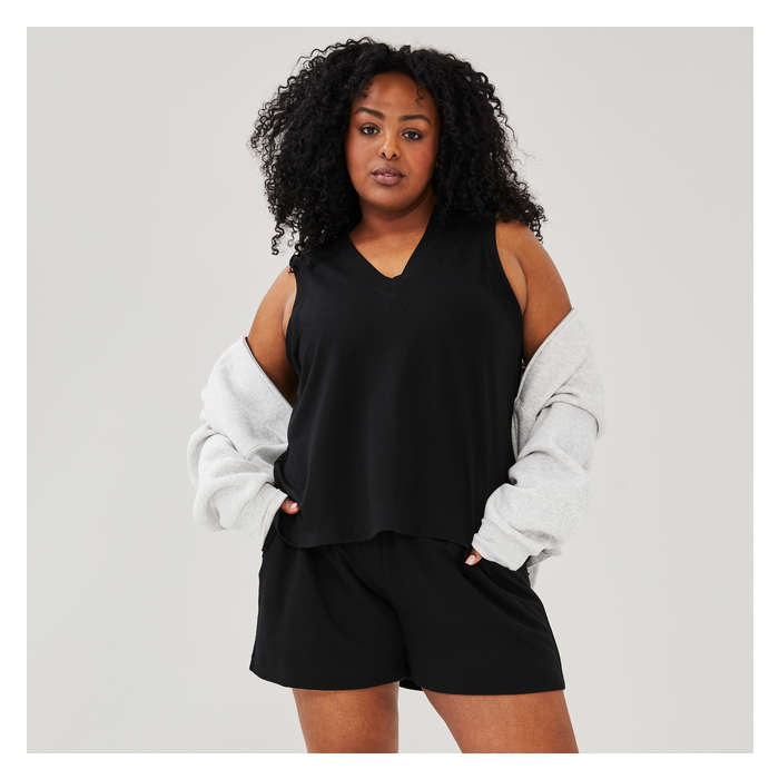Women+ Active Terry V-Neck Tank